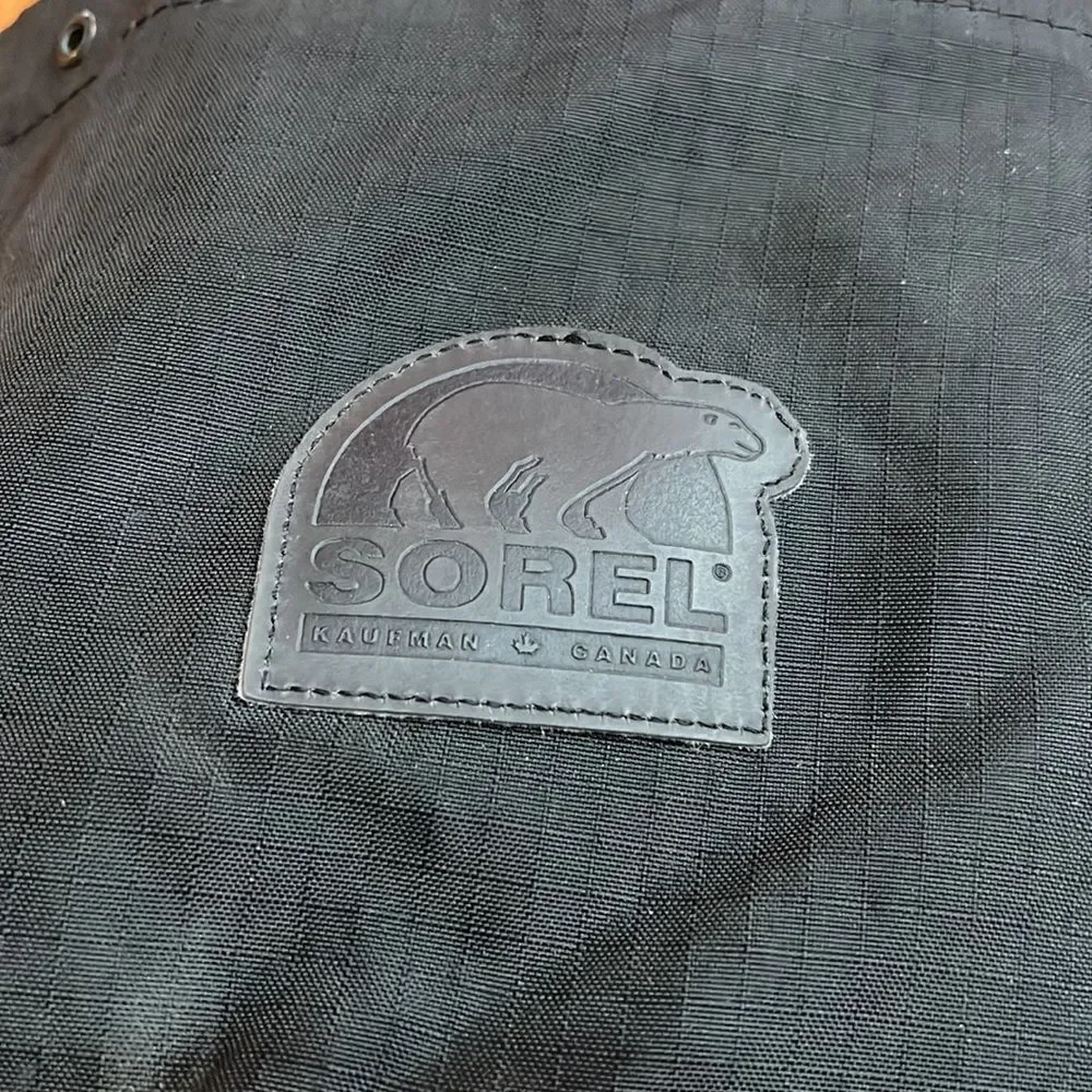 Sorel‎ Snowlion Winter Insulated Black Boots Women’s Size US 7
